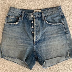 Agolde Dee Hi Rise Short in Epic